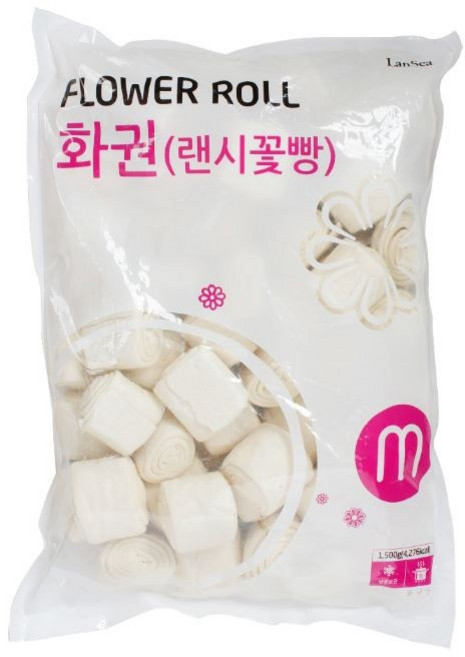 랜시 냉동 꽃빵 화권 1.5kg 고추잡채빵, 1개