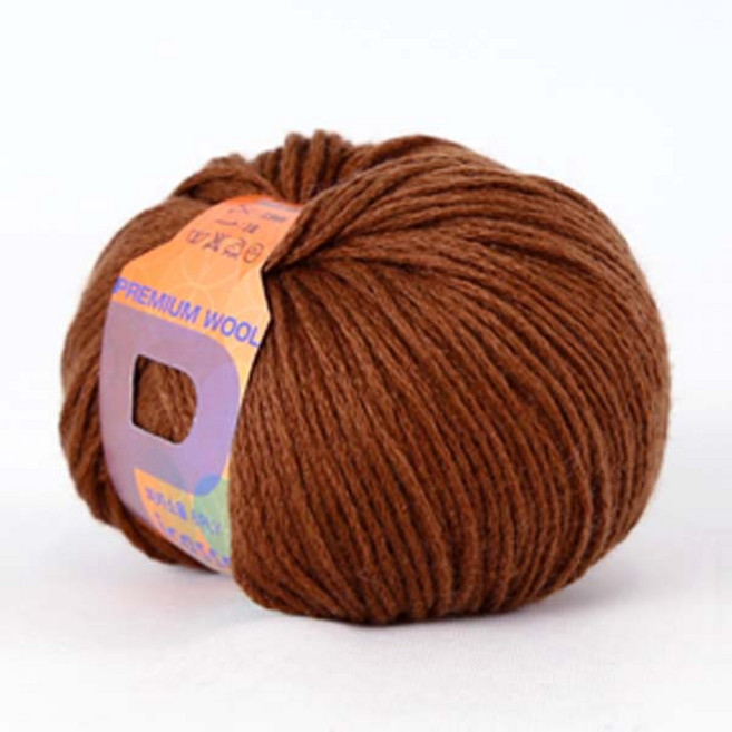 [앵콜스] 피카소울실 6ply (낱개) 뜨개실 털실, 618 브라운, 1개