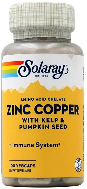 솔라레이 징크 구리 켈프 Zinc Copper Kelp Pumpkin Seed 100정, 1개 - 쿠팡