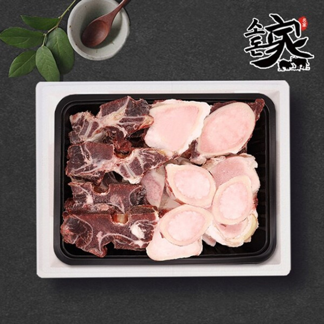 [G][소돈가] 한우 사골(1kg)+소뼈(1kg) 2kg, 1세트