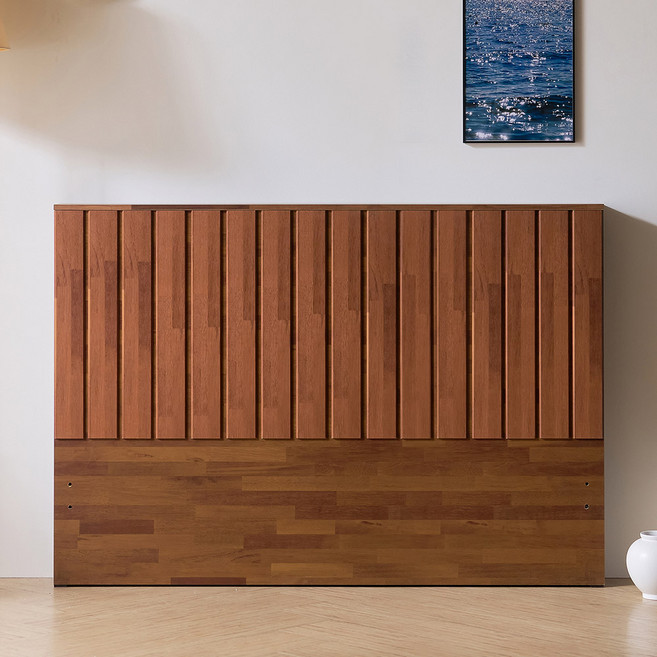 파로마 이프 레비 벽보드 침대 머리판 헤드보드 Q, 멀바우 FGS1091