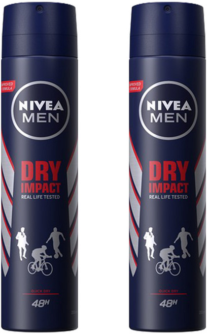 니베아 맨 데오드란트 드라이 맨 임팩트 데오드란트 200, 200ml, 2개