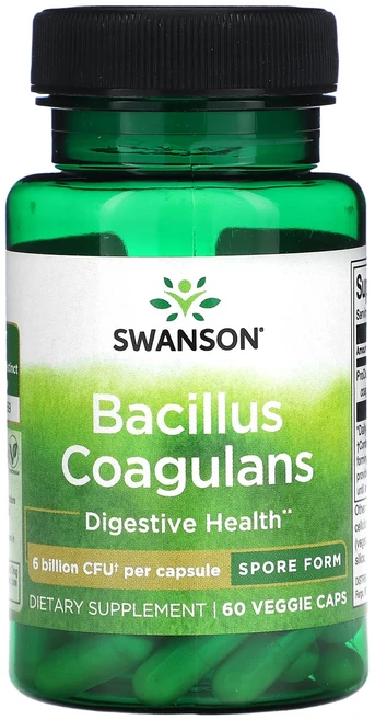 스완슨 바실러스 코아귤런스 유산균 포자균 60억 60정 1통, 1개 - 쿠팡