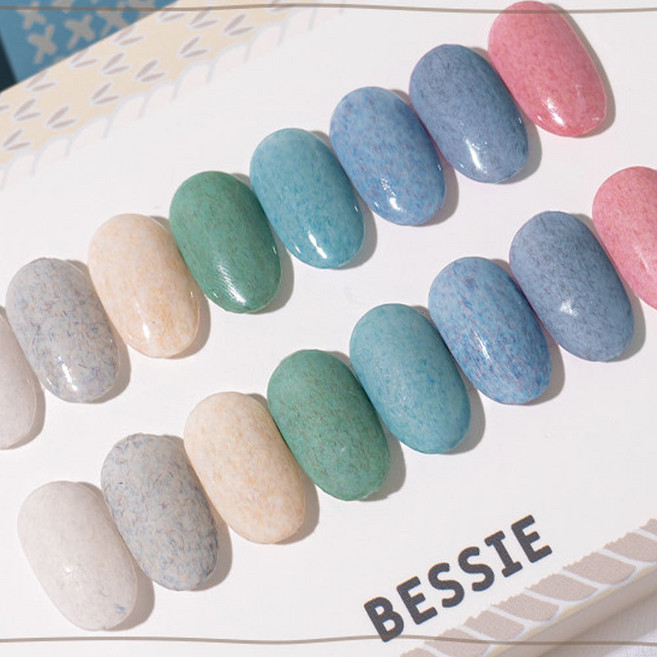 베씨 플러피 벨벳 글리터 컬러젤 8종 단품, TD15, 11ml, 1개