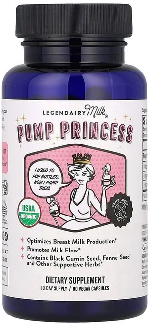 래젠더리 Legendairy Milk Pump 프린세스 베지 캡슐 60정 LGD-00702, 1개 - 쿠팡