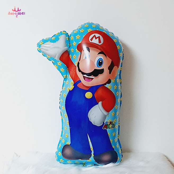 애니메이션 만화 풍선 캐릭터 슈퍼마리오 뽀로로 도라에몽 토이스토리 스폰지밥 스마일파티, 슈퍼마리오_마리오