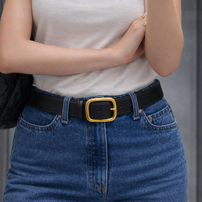 [오브룸] 여성 소가죽 데일리벨트 2.8cm 매일매는 기본템