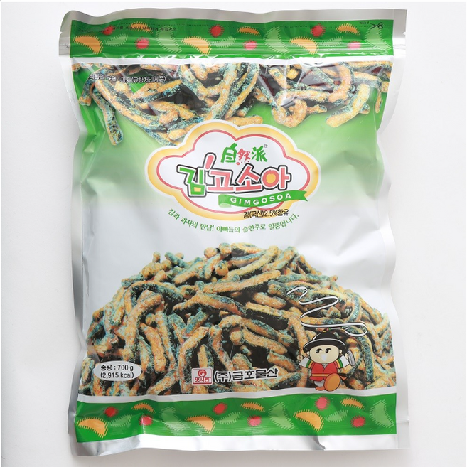 [안주킹] 오리지널 원조 김고소아 500g 김고소미, 5개