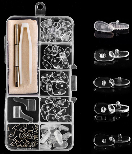 비아워게스트 안경 실리콘 코받침 패드 교체 보수 세트