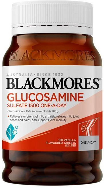 블랙모어스 글루코사민 1500mg 180정, 1개