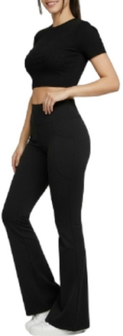 카이씨 여성 부츠컷 레깅스 스포츠 운동 요가복 필라테스 운동복 런닝 헬스 요가 하이웨스트 하의