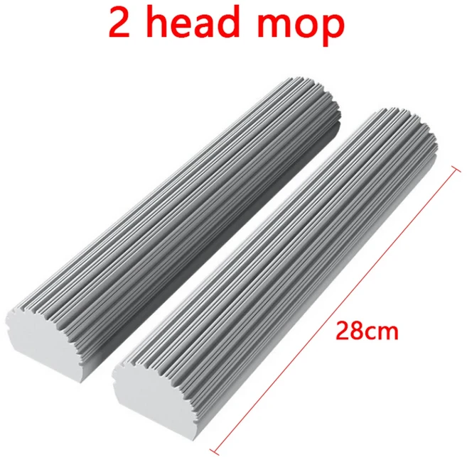 새로운 압착 자체 배수 고무 면화 핸드 프리 매직 청소 플랫 재사용 가능한 스폰지 가정용 바닥, 01 2 Separate Sponges