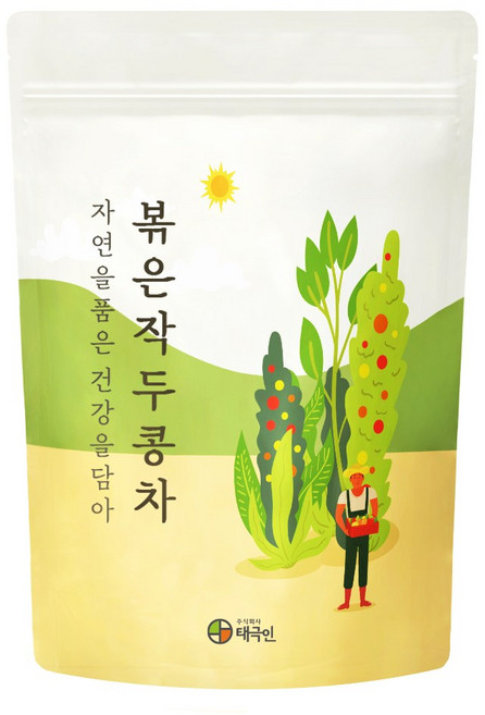 자연닮음 국산 볶은 작두콩차 티백 1g x 50개입 생분해성원단 삼각티백, 1개