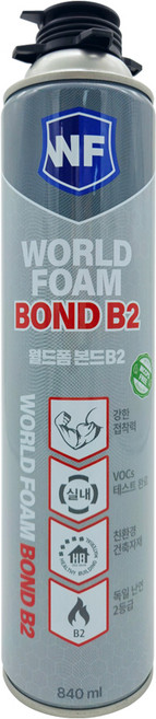함일셀레나 우레탄폼 월드폼본드B2 폼본드 접착제, 4개