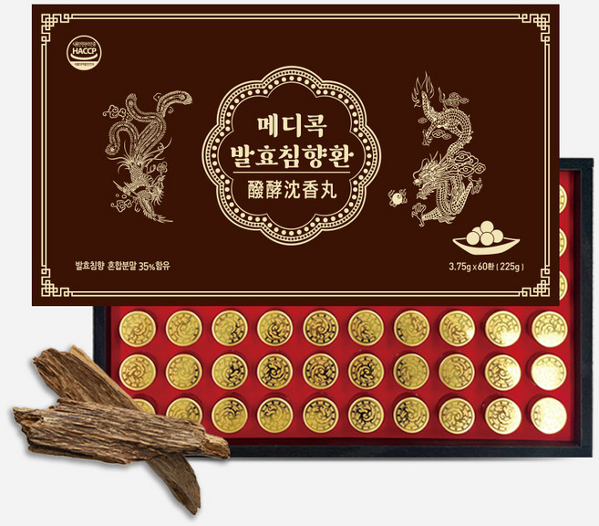 메디콕 프리미엄 발효 침향환 60환 선물세트, 1개, 225g