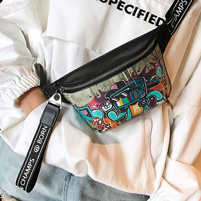힙색 크로스백 허리가방 힙합 여권가방 작은가방