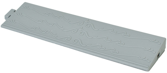 온니웰 휠체어 문턱 경사로 로봇청소기 방문턱 경사판 받침대, 회색, 1개