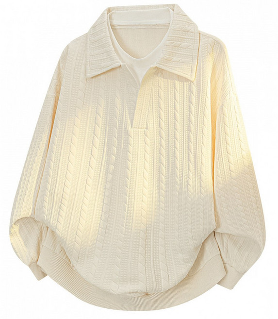 쥬엔리치 남자 빅사이즈 니트 맨투맨 M-8XL 카라넥 JR232