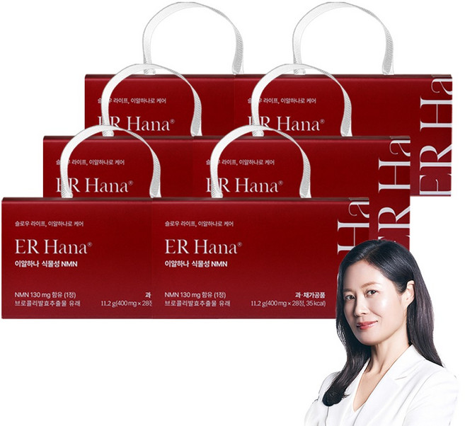 이알하나 식물성 NMN 엔엠엔 활력 케어, 6세트, 28정