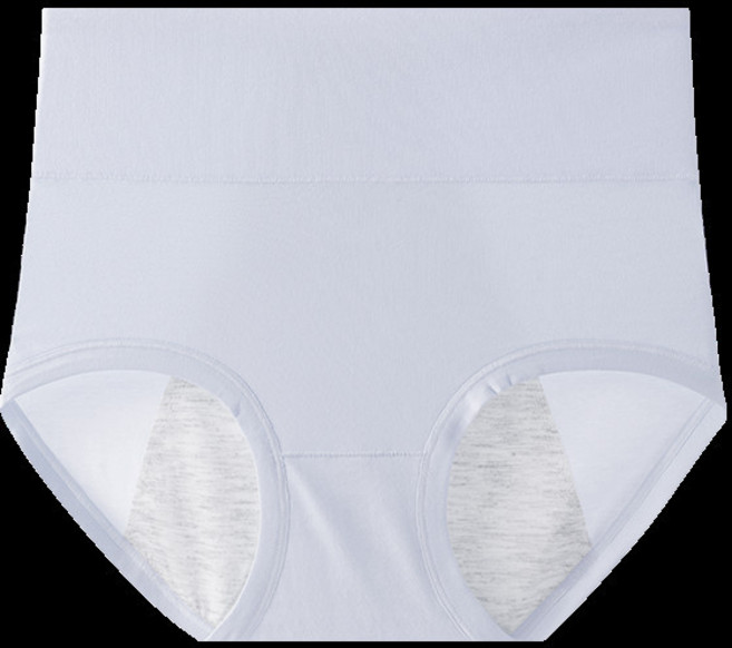 雲感棉高腰純棉親膚透氣女士內褲生理褲加寬防漏純棉抑菌加長襠部, 2XL(130—160斤)