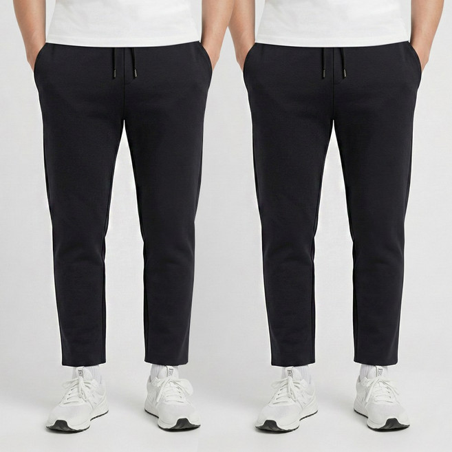 1+1 모션 남자 일자 스판 밴딩 바지 카고 조거 팬츠 슬랙스 빅사이즈 트레이닝 작업복