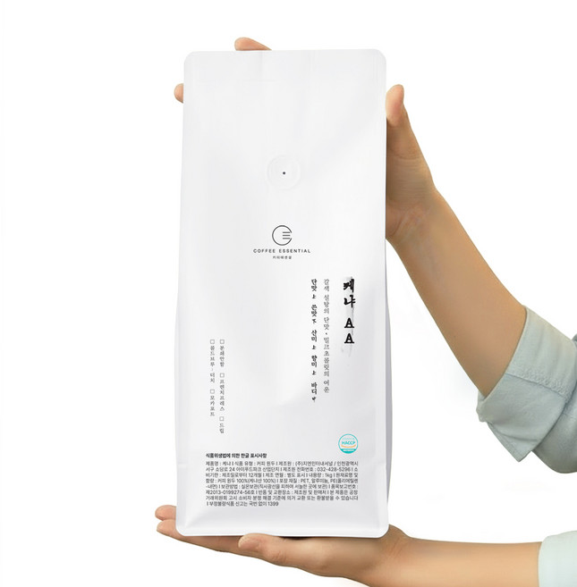 [커피에센셜] 케냐 AA 원두커피, 분쇄안함(홀빈), 1kg