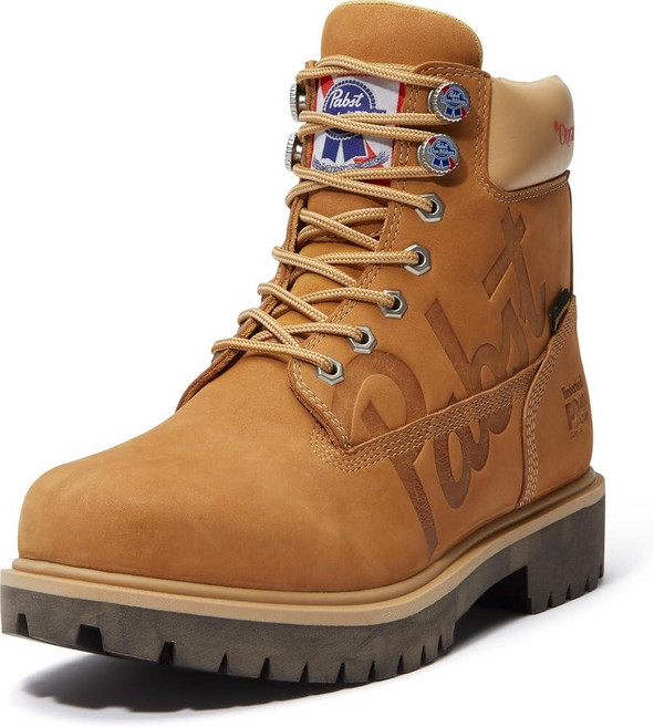 Timberland PRO Men's 6\" Wheat PBR Direct Attach Soft Toe Waterproof Boot (8.5 M)