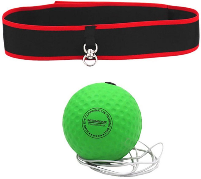 복싱위빙 반응 반사 볼 복싱 훈련 머리띠 속도 향상 MMA 기어 용, [03] 복싱위빙 green, 1개