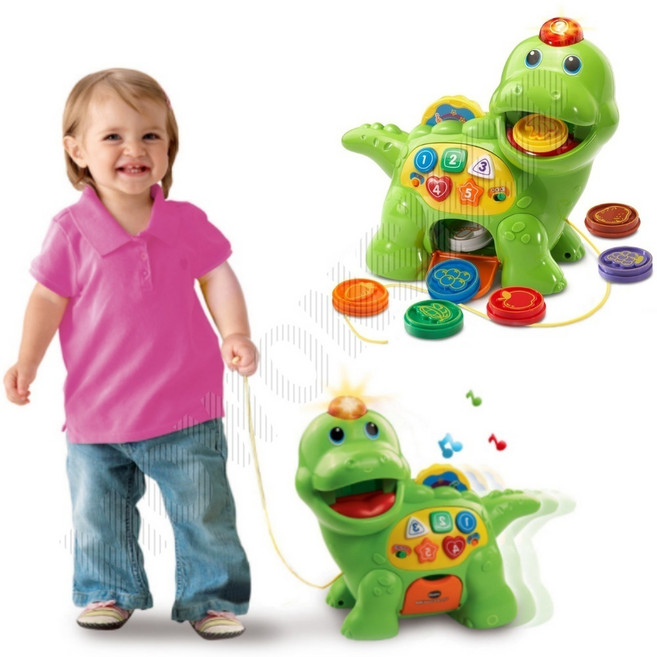 다이노먹이주기 돌아기 돌 18개월 멜로디 장난감 18개월장난감 아기돌장난감, 1개