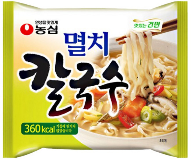 농심 멸치칼국수 98g, 1개