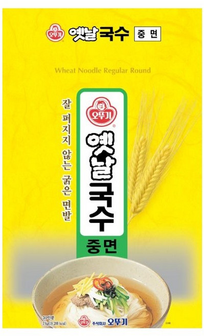 오뚜기옛날 국수중면, 3kg, 1개