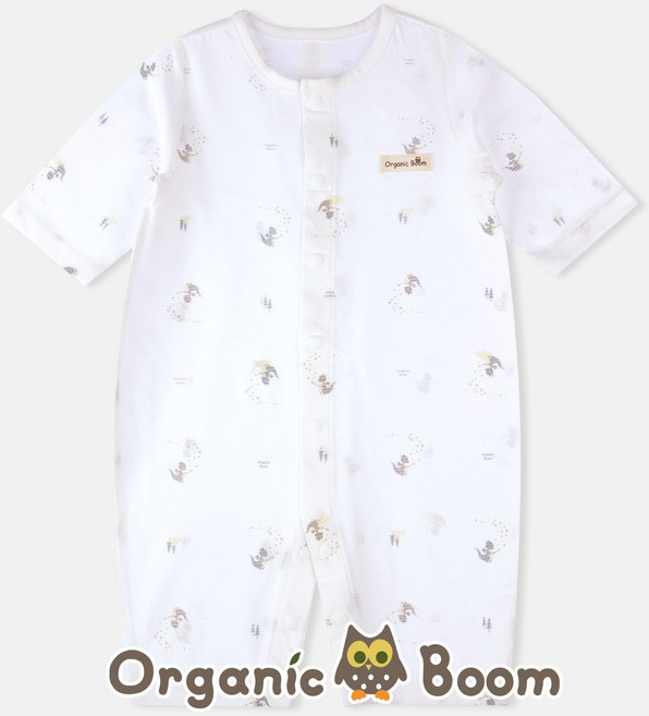 [오가닉붐]진짜 인증 오가닉 마법사용이 썸머 얇은 썸머 칠부 유기농 우주복