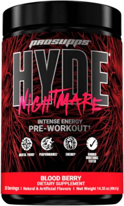 HYDE Nightmare V2 운동전부스터 - 시트룰린 베타알라닌, 1개, 30정