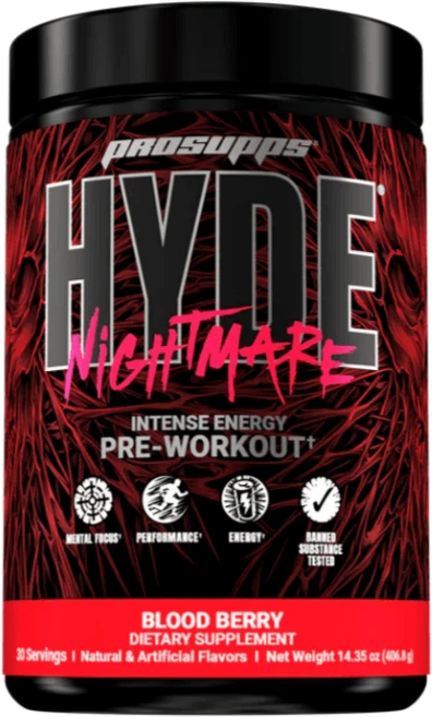 HYDE Nightmare V2 운동전부스터 - 시트룰린 베타알라닌, 1개, 30정 - 쿠팡