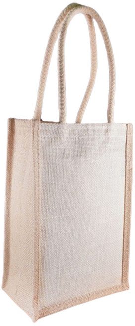 【白棉繩-直款】 麻布袋︱蝶古巴特 拼貼麻布袋 彩繪胚布袋 購物袋 午餐袋 手提袋 環保袋︱麥手作