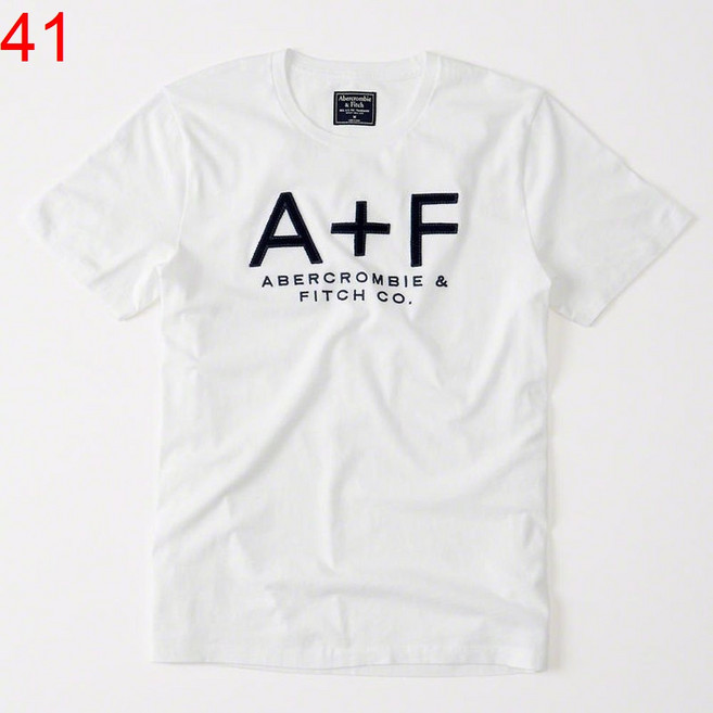 Abercrombie & Fitch AF 01【西寧鹿】男士短袖T恤 舒適透氣 展現個性時尚, 編號41 XS