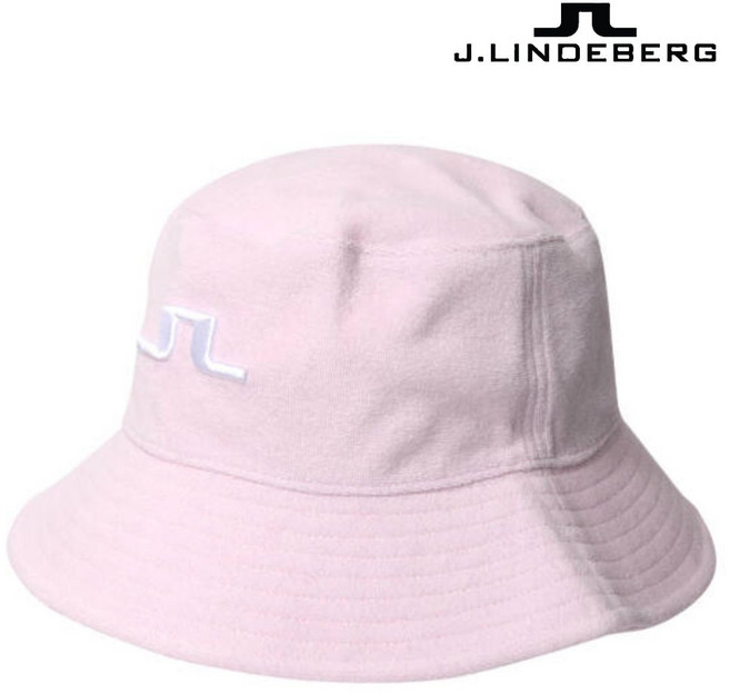[제이린드버그] 여성 버킷햇 골프 등산 낚시 여행 모자 테리, 핑크