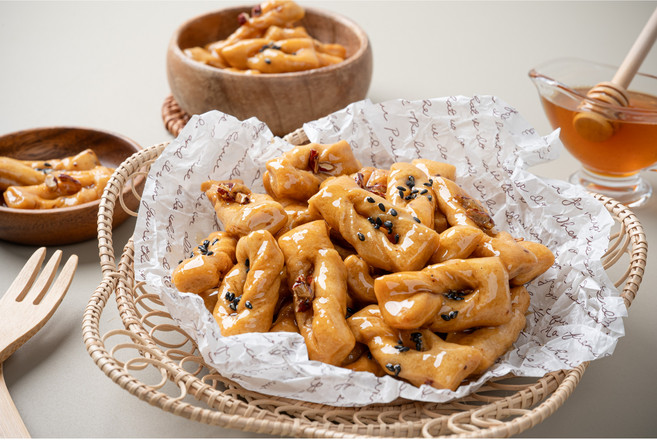 수제 꽈배기 약과 (전라도 전통약과 / 타래과 / 매작과) 400g, 1개