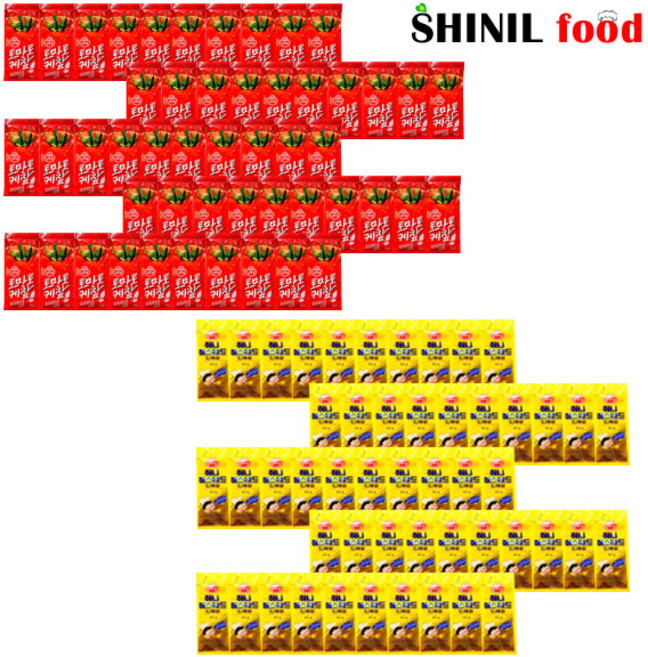 최대한Da 일회용 허니머스타드 토마토 케찹 번들 세트, 21g, 50개