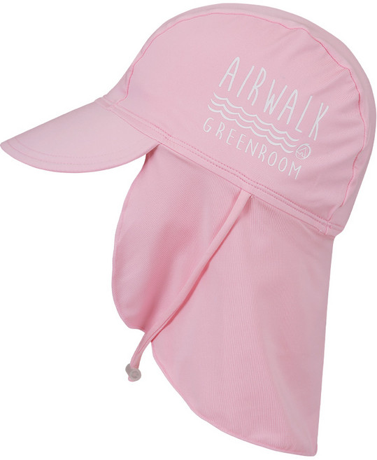 에어워크서프 아동 UV 자외선 차단 천수모 플랩캡, 1개, 핑크