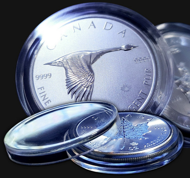 아크릴 캡슐 실버 은화 1oz 2oz 메이플 38mm 이글 브리타니아