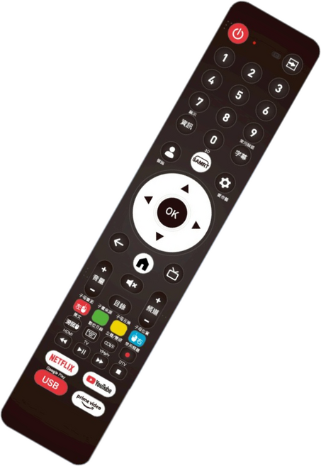 聯網電視遙控器, 1個, 適用聲寶遙控器RC-370SH