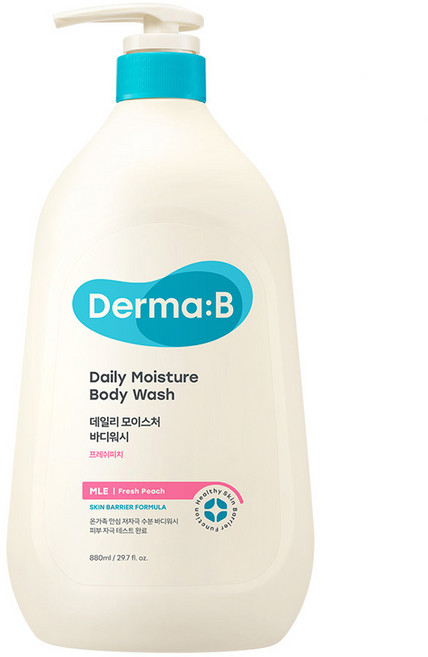 더마비 데일리 모이스처 (대용량) 바디워시 (프레쉬피치) 880ml, 1개
