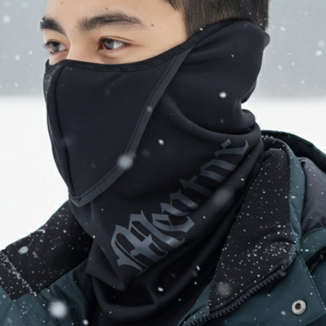 (국산) 에어벤트 동계용 방한마스크 1개-겨울 오토바이 자전거 등산 스키 보드 동계용 얼굴마스크 바라클라바, 블랙, 1개