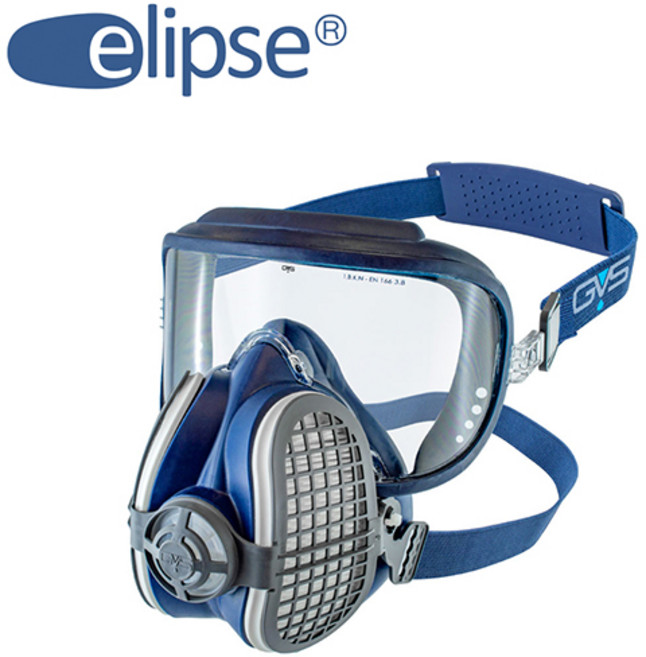 GVS elipse P100 integra 고글일체형 방진마스크 분진 탈취 김서림방지, 1개