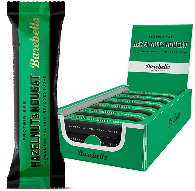 베어벨스 프로틴바 12개입 1팩 헤이즐넛 앤 누가 BAREBELLS Parent Bars, 1개, 1g - 쿠팡