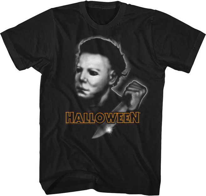 ROCKPANDA Airbrush Michael Myers Halloween 반팔티