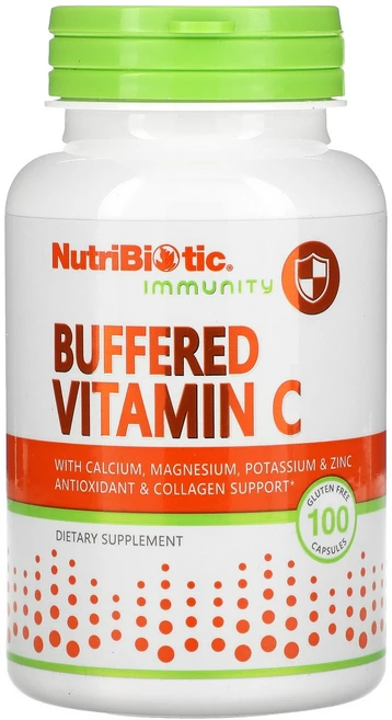 NutriBiotic 면역력 완충형 비타민C 글루텐 무함유 캡슐 100정 NutriBiotic (뉴트리바이오틱), NutriBiotic, 면역력, 완충형 비타민C, 글루, 1개 - 쿠팡