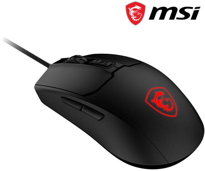 MSI FORGE 유선 마우스, GM100, 혼합색상