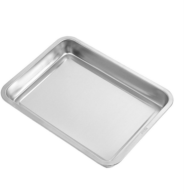 [Allhaving] 사각 스텐 트레이 40x30x4.5cm 사각쟁반